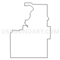 Census Tract 107, Chippewa County, Wisconsin (Light Gray Border)