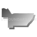 Census Tract 1008, Door County, Wisconsin (Gray Gradient Fill with Shadow)