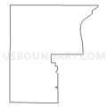 Census Tract 22, Rock County, Wisconsin (Light Gray Border)