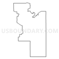 Census Tract 9706, Burnett County, Wisconsin (Light Gray Border)