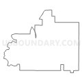 Census Tract 9614, Dodge County, Wisconsin (Light Gray Border)
