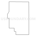 Census Tract 9601, Dodge County, Wisconsin (Light Gray Border)