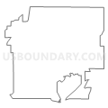 Census Tract 9602, Dodge County, Wisconsin (Light Gray Border)