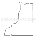 Census Tract 9609, Grant County, Wisconsin (Light Gray Border)