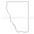 Census Tract 14.01, Natrona County, Wyoming (Light Gray Border)