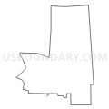 Census Tract 9628, Albany County, Wyoming (Light Gray Border)