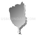 Census Tract 1506.01, Fajardo Municipio, Puerto Rico (Gray Gradient Fill with Shadow)