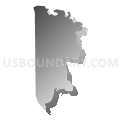 Census Tract 815.22, Mayagüez Municipio, Puerto Rico (Gray Gradient Fill with Shadow)