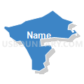 Census Tract 511.04, Carolina Municipio, Puerto Rico (Solid Fill with Shadow)