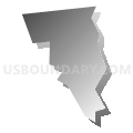 Census Tract 1219, Toa Baja Municipio, Puerto Rico (Gray Gradient Fill with Shadow)