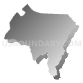 Census Tract 1401.01, Luquillo Municipio, Puerto Rico (Gray Gradient Fill with Shadow)