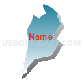 Census Tract 1402.02, Luquillo Municipio, Puerto Rico (Blue Gradient Fill with Shadow)
