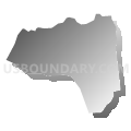 Census Tract 8107, Añasco Municipio, Puerto Rico (Gray Gradient Fill with Shadow)