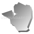 Census Tract 5105.05, Toa Alta Municipio, Puerto Rico (Gray Gradient Fill with Shadow)