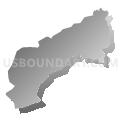 Census Tract 7203, Villalba Municipio, Puerto Rico (Gray Gradient Fill with Shadow)