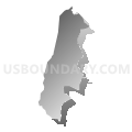 Census Tract 5503, Vega Alta Municipio, Puerto Rico (Gray Gradient Fill with Shadow)