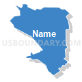 Census Tract 4203.02, Moca Municipio, Puerto Rico (Solid Fill with Shadow)