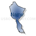Census Tract 2026.01, Caguas Municipio, Puerto Rico (Radial Fill with Shadow)