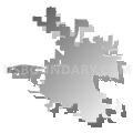 Hartselle City School District, Alabama (Gray Gradient Fill with Shadow)