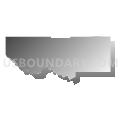 Show Low Unified District, Arizona (Gray Gradient Fill with Shadow)