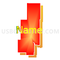 Joseph City Unified District, Arizona (Bright Blending Fill with Shadow)