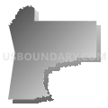 San Carlos Unified District, Arizona (Gray Gradient Fill with Shadow)