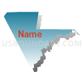 Hayden-Winkelman Unified District, Arizona (Blue Gradient Fill with Shadow)