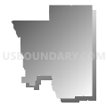 Tuba City Unified District, Arizona (Gray Gradient Fill with Shadow)