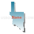 Lake Havasu Unified District, Arizona (Blue Gradient Fill with Shadow)