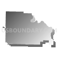 Mountain View School District, Arkansas (Gray Gradient Fill with Shadow)