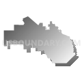 Healdsburg Unified School District, California (Gray Gradient Fill with Shadow)