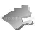 Lincoln Unified School District, California (Gray Gradient Fill with Shadow)