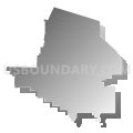 Kelseyville Unified School District, California (Gray Gradient Fill with Shadow)