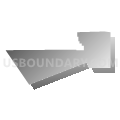 El Segundo Unified School District, California (Gray Gradient Fill with Shadow)
