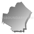 Downey Unified School District, California (Gray Gradient Fill with Shadow)