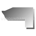 Manatee County School District, Florida (Gray Gradient Fill with Shadow)