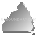 Butts County School District, Georgia (Gray Gradient Fill with Shadow)