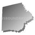 Putnam County School District, Georgia (Gray Gradient Fill with Shadow)