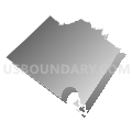 Walton County School District, Georgia (Gray Gradient Fill with Shadow)