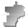 Nampa School District 131, Idaho (Gray Gradient Fill with Shadow)