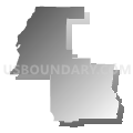 Council School District 13, Idaho (Gray Gradient Fill with Shadow)