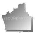 Winchester Community Unit School District 1, Illinois (Gray Gradient Fill with Shadow)