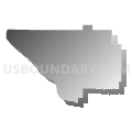 Western Community Unit School District 12, Illinois (Gray Gradient Fill with Shadow)