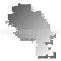 Kaneland Community Unit School District 302, Illinois (Gray Gradient Fill with Shadow)