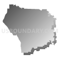 Mercer County School District 404, Illinois (Gray Gradient Fill with Shadow)