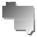 Caston School Corporation, Indiana (Gray Gradient Fill with Shadow)