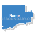 Albia Community School District, Iowa (Solid Fill with Shadow)
