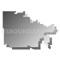Montezuma Community School District, Iowa (Gray Gradient Fill with Shadow)
