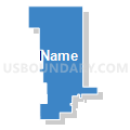 Sublette Unified School District 374, Kansas (Solid Fill with Shadow)
