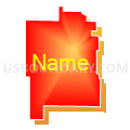 Minneola Unified School District 219, Kansas (Bright Blending Fill with Shadow)